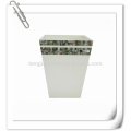 Black MOP shell mosaic indoor decorative dustbin